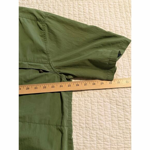 Ruff Hewn Men’s Shirt Sleeve Army Green Button Down Casual Work Shirt XL - Picture 12 of 13
